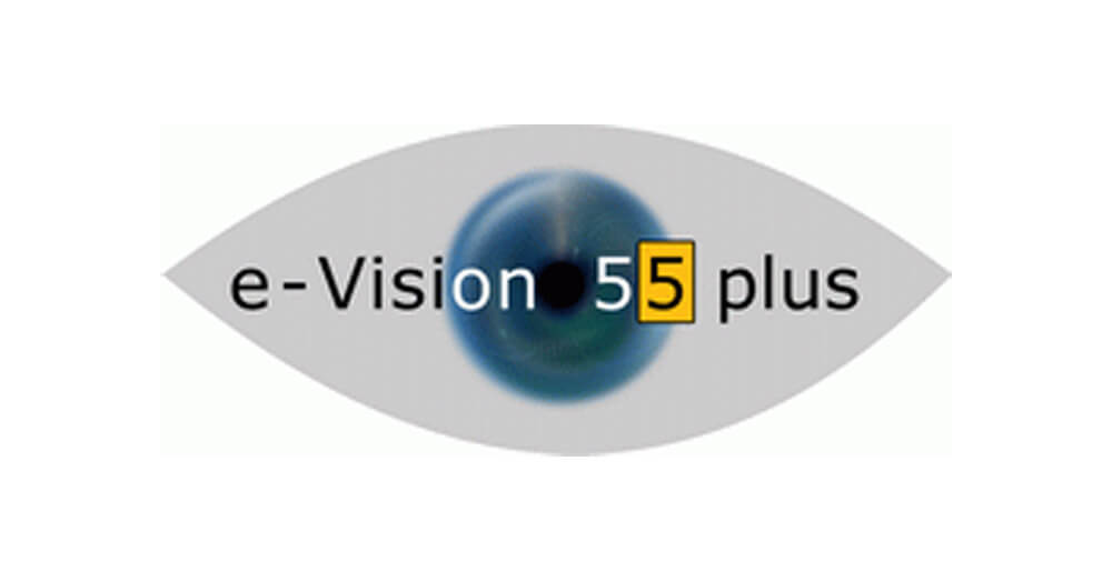 e-vision 55 plus logo