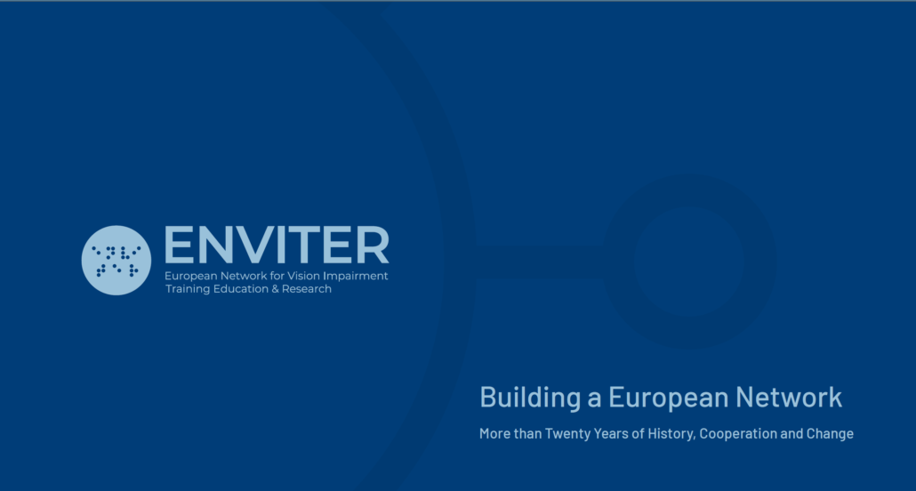 Image of the front page of the history book: ENVITER, Building a European Network - more than 25 years of history, cooperation and change
