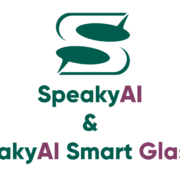 SpeakyAI and SpeakyAI smart glasses logo